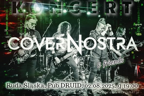 plakat najbliższy koncert COVERNOSTRA
